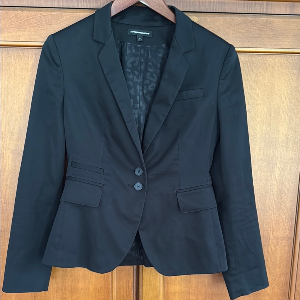 Express Black Blazer Tailored Suit Jacket